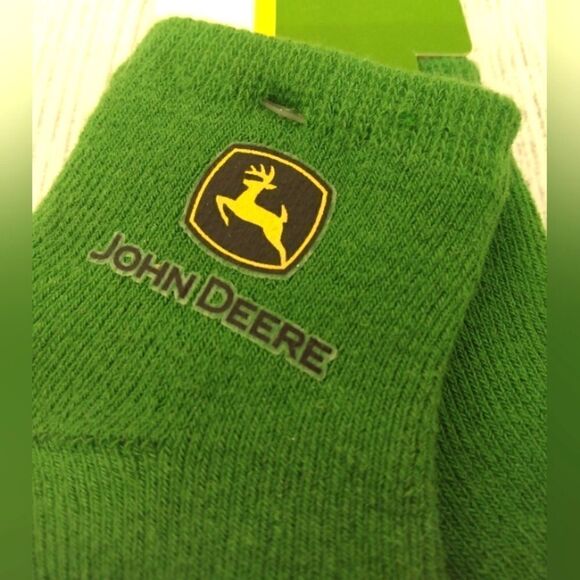 FREE with Purchase John Deere Baby Booties Socks 12-24 months New - Picture 3 of 5